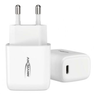 Ansmann mobillader 230v 20w USB-C hurtiglader
