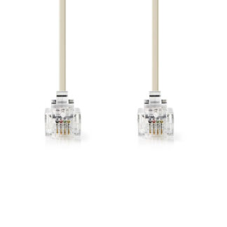 10m lang telefonledning