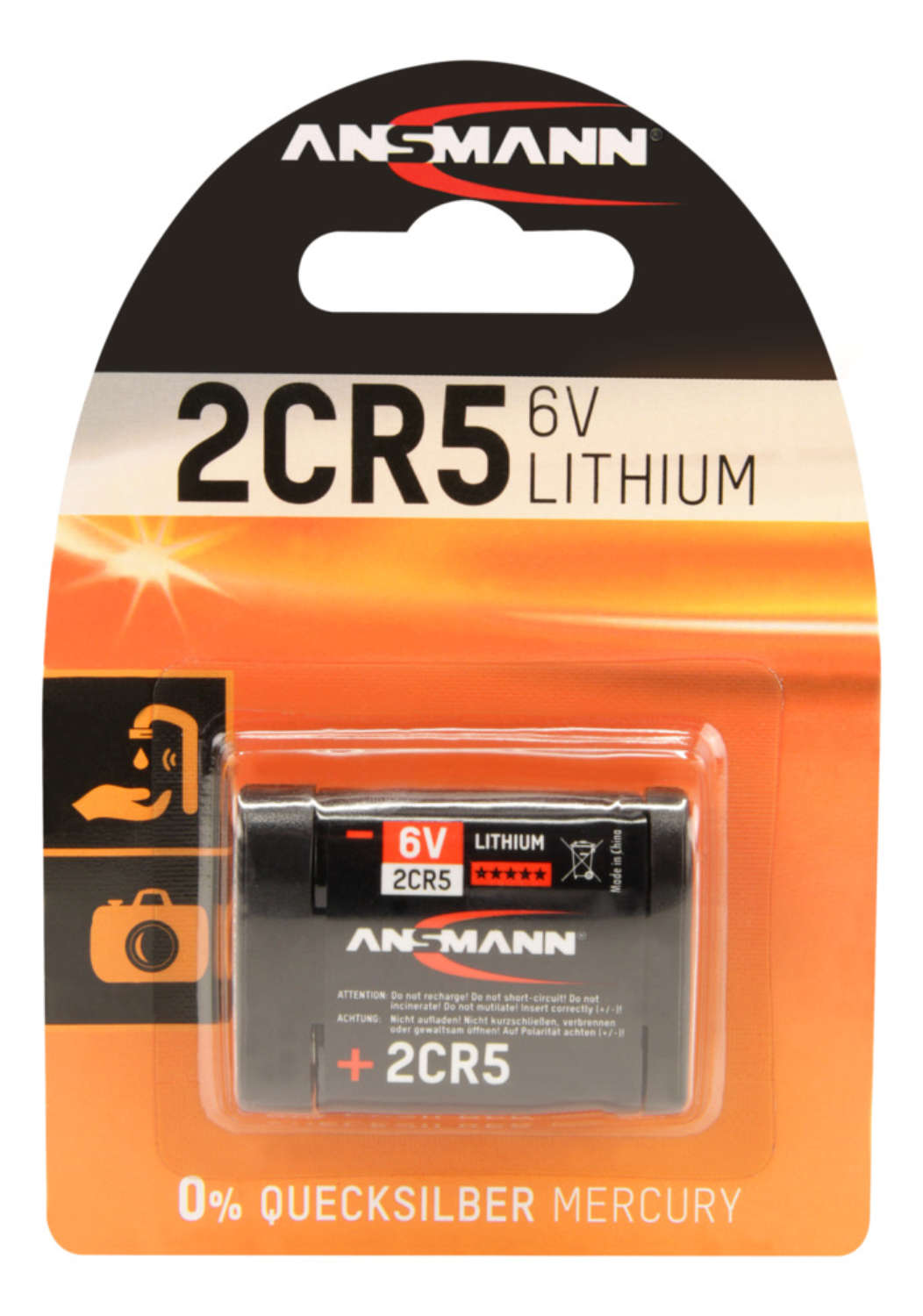 ansmann-2cr5-6v-lithium-blandebatteri-kran-foto-vannkran--4013674020034 Ansmann 2CR5 6v brukes til automatiske blandebatterier/vannkraner og fotoprodukter.