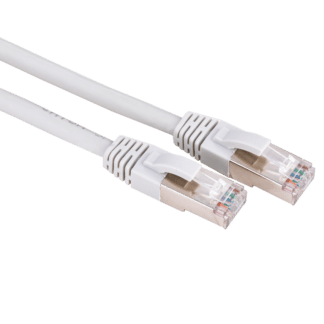 0.3m patchekabel grå