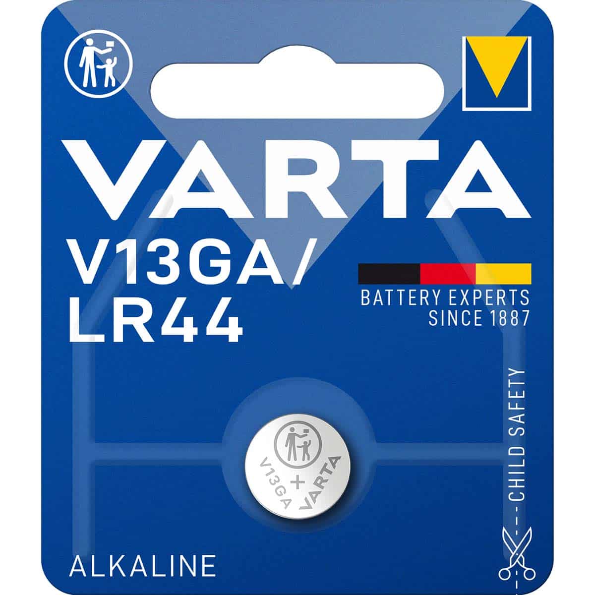 Knopfzelle Batterie LR44 (V13GA AG13 A76 (Neu und originalverpackt) in